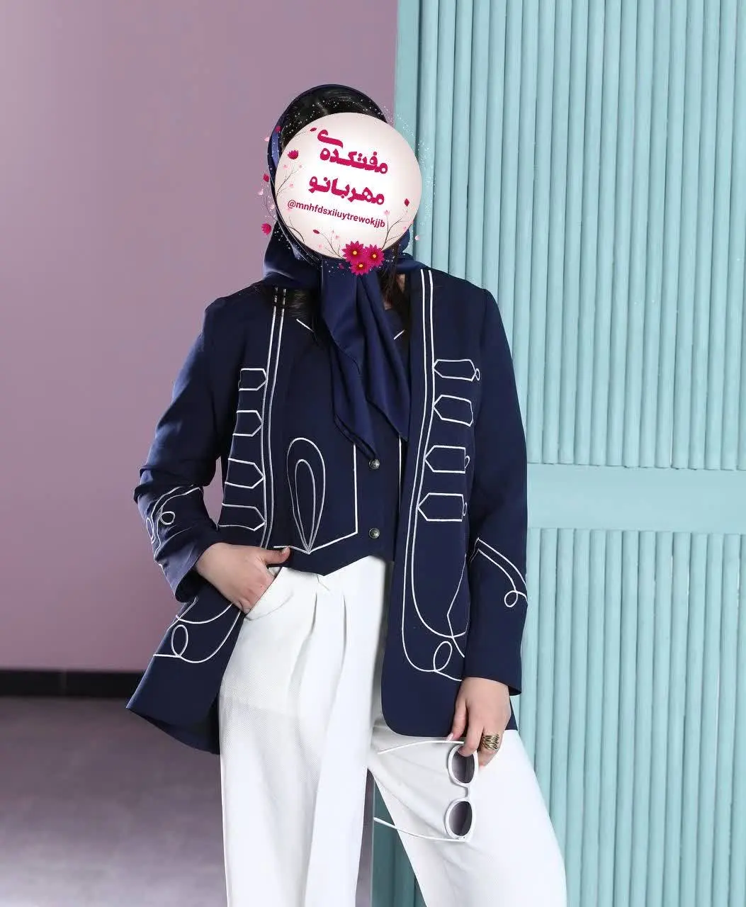 🌹🌹دوتیکه ژیله و کت گلدوزی مزون دوزی جلو کار تماما لایی کشی شده🌹🌹 
