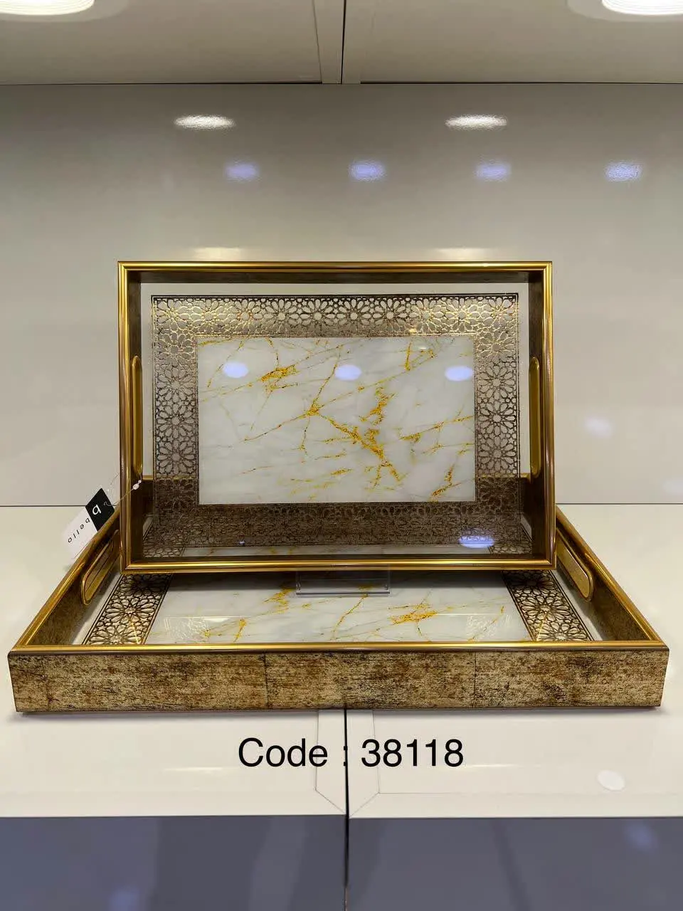 ✨سینی جفتی وارداتی مستطیل✨
