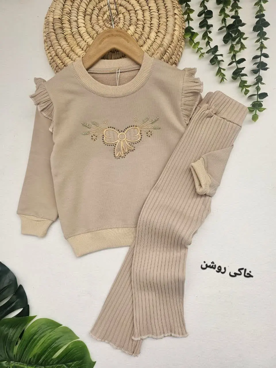 بلوز شلوار پاپیون نگینی
