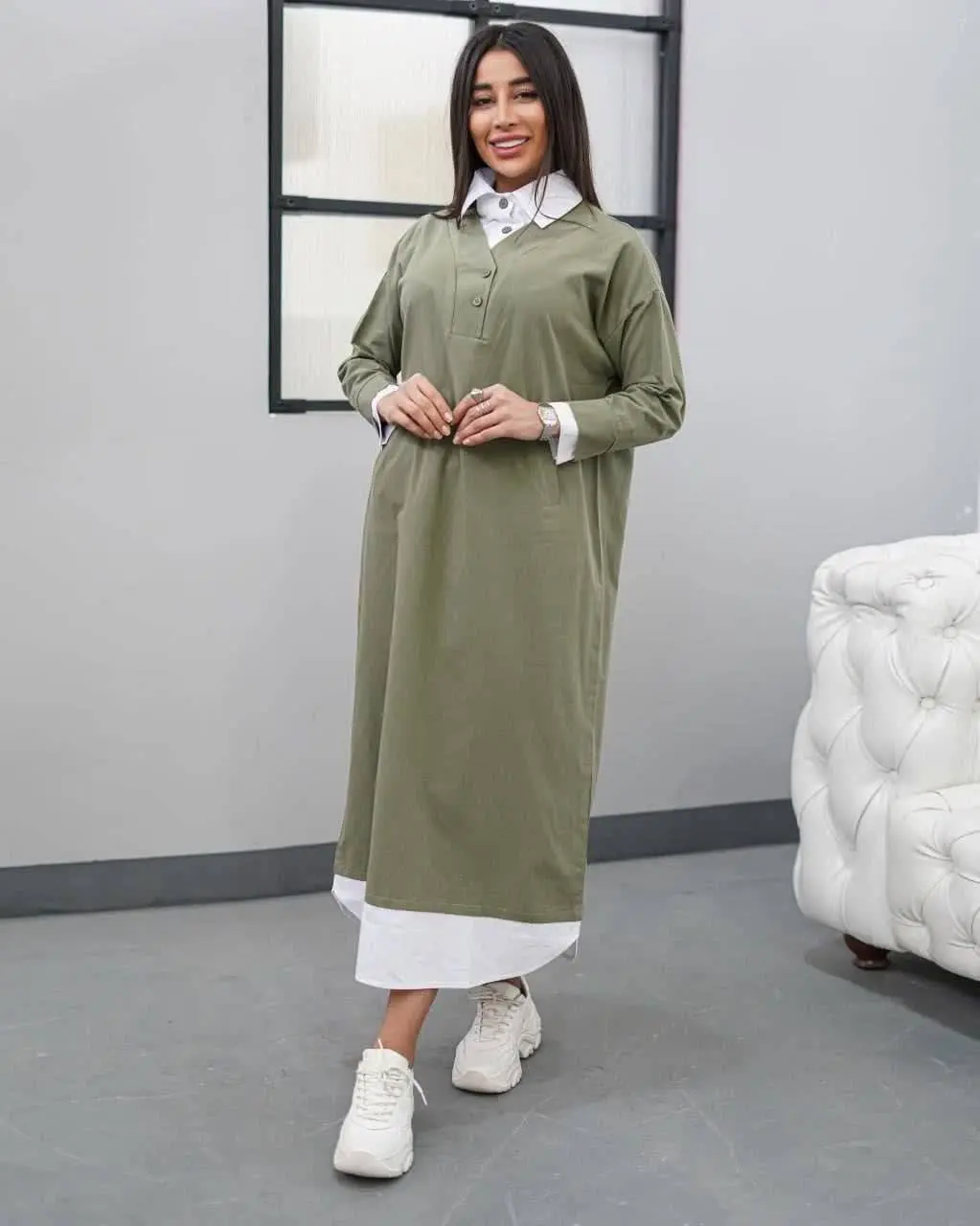 👗پیراهن دوپی آس نما
