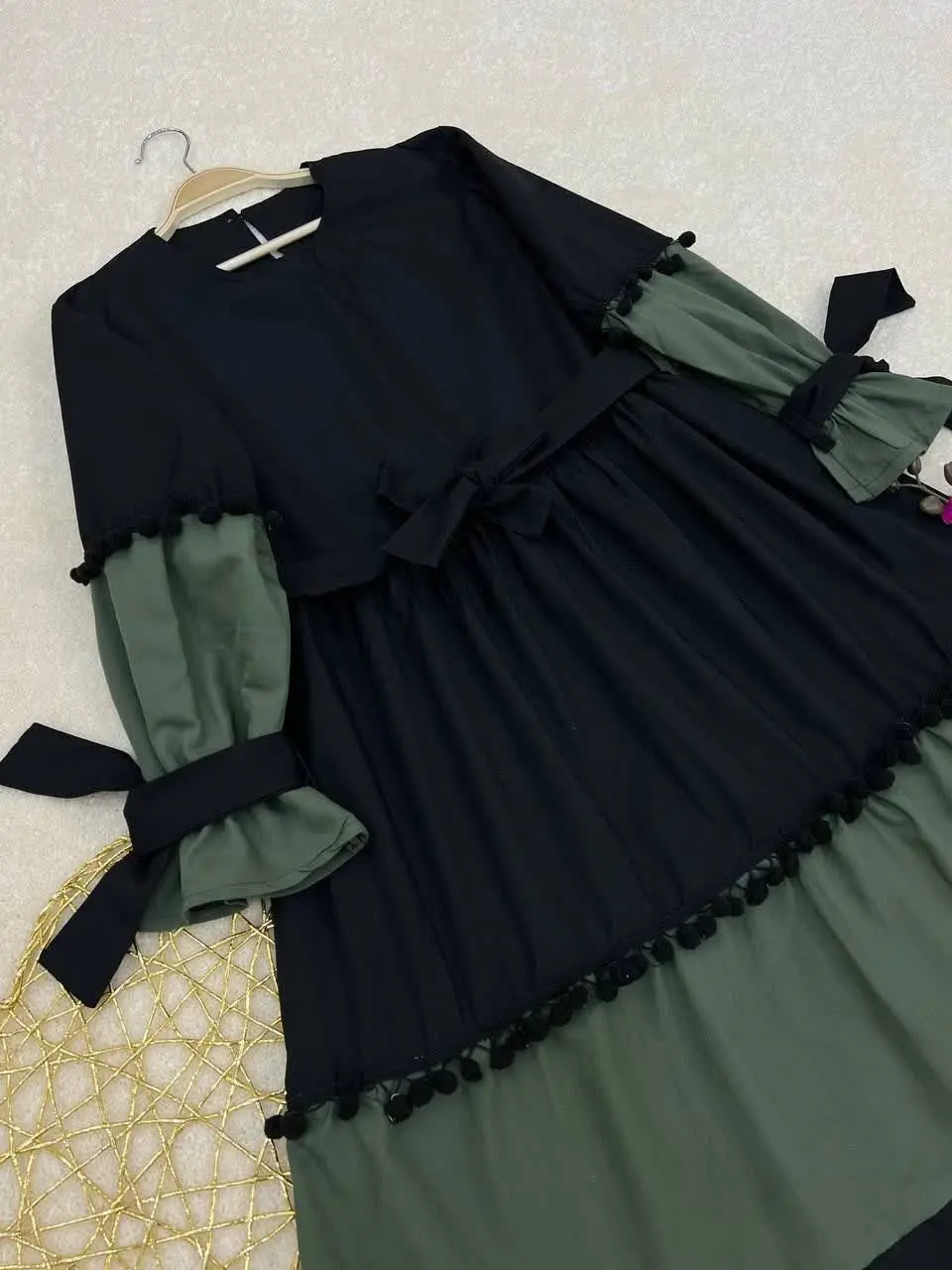 🖊نام: ماکسی مانتویی منگوله دار
