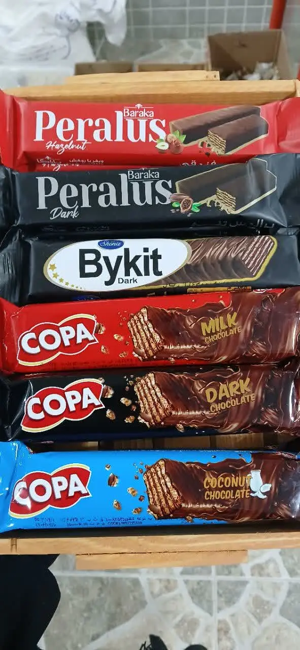 ویفر کوپا در سه طعم متفاوت
