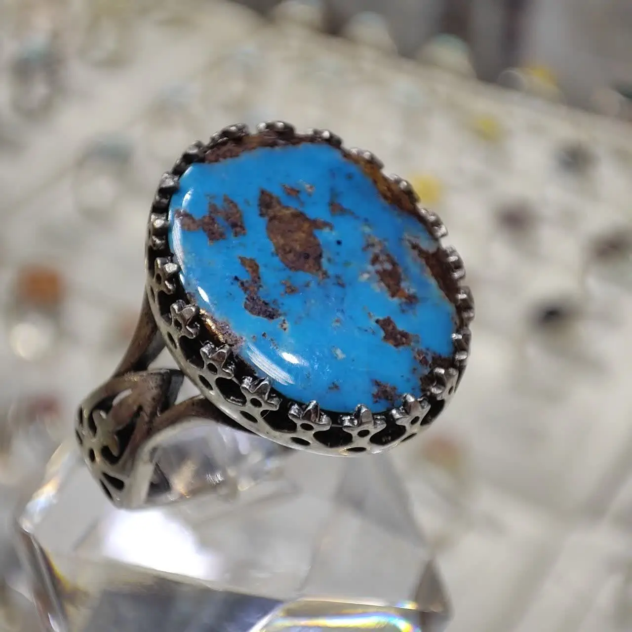 انگشتر فیروزه نیشابوری 💍😍
