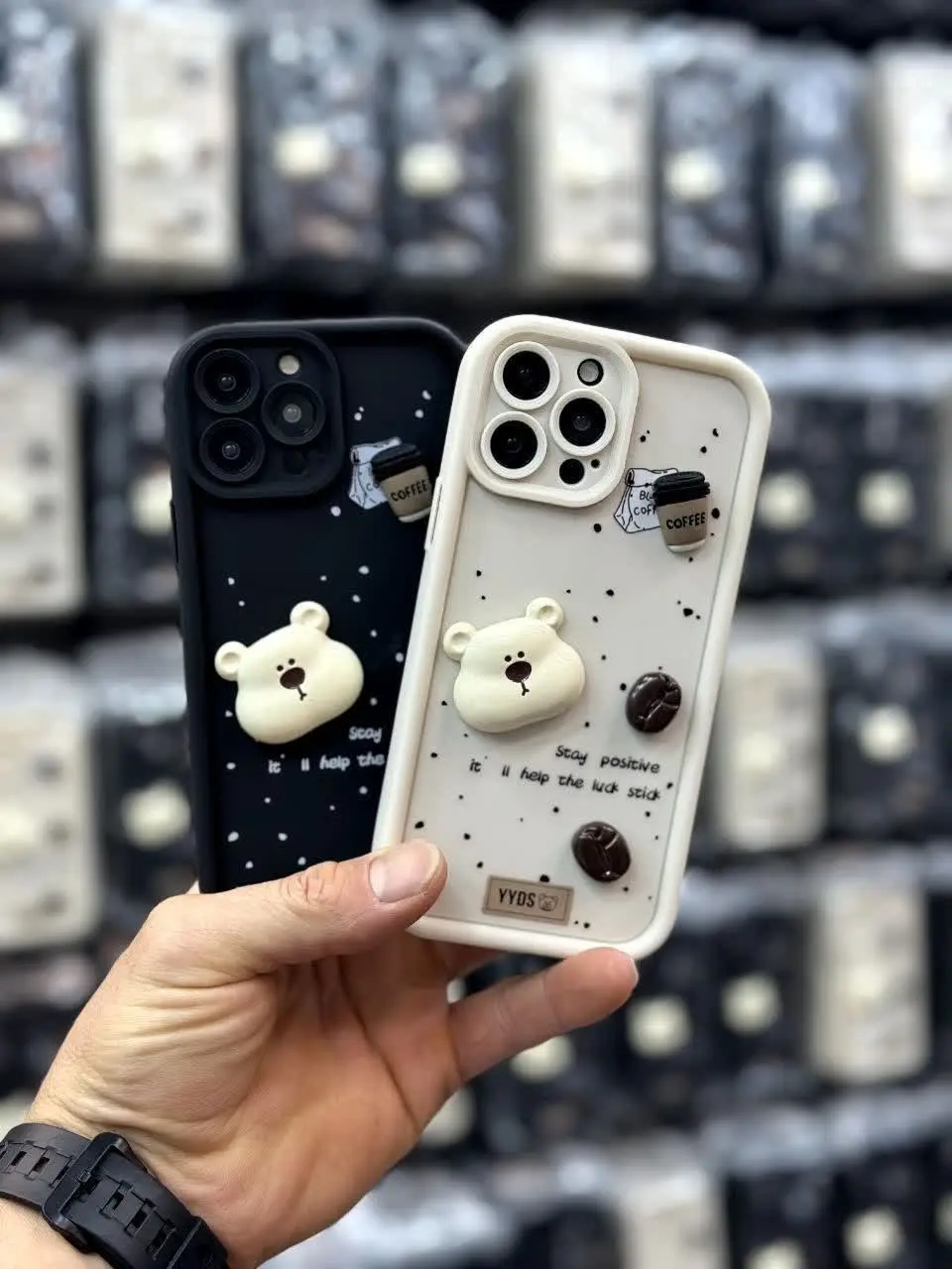 قاب خرس کافی سولید مخصوص انواع #سامسونگ #شیائومی #هواوی و #آیفون
