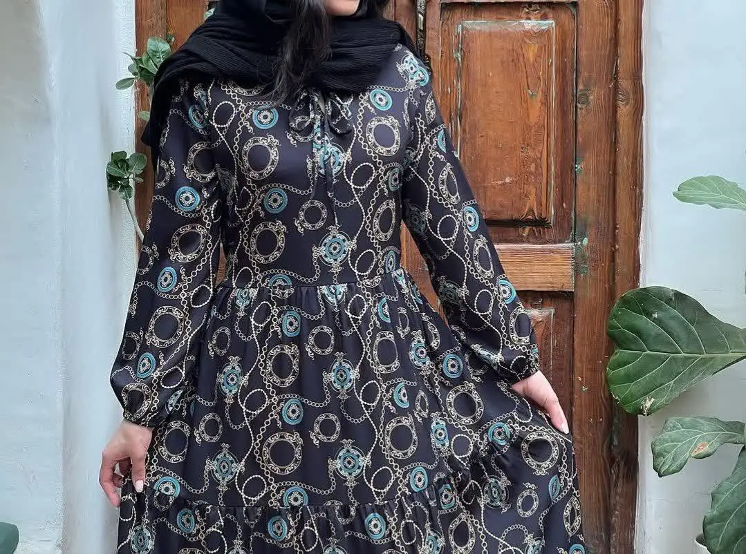 ⁨ پیراهن ساحلی مزون دوخت