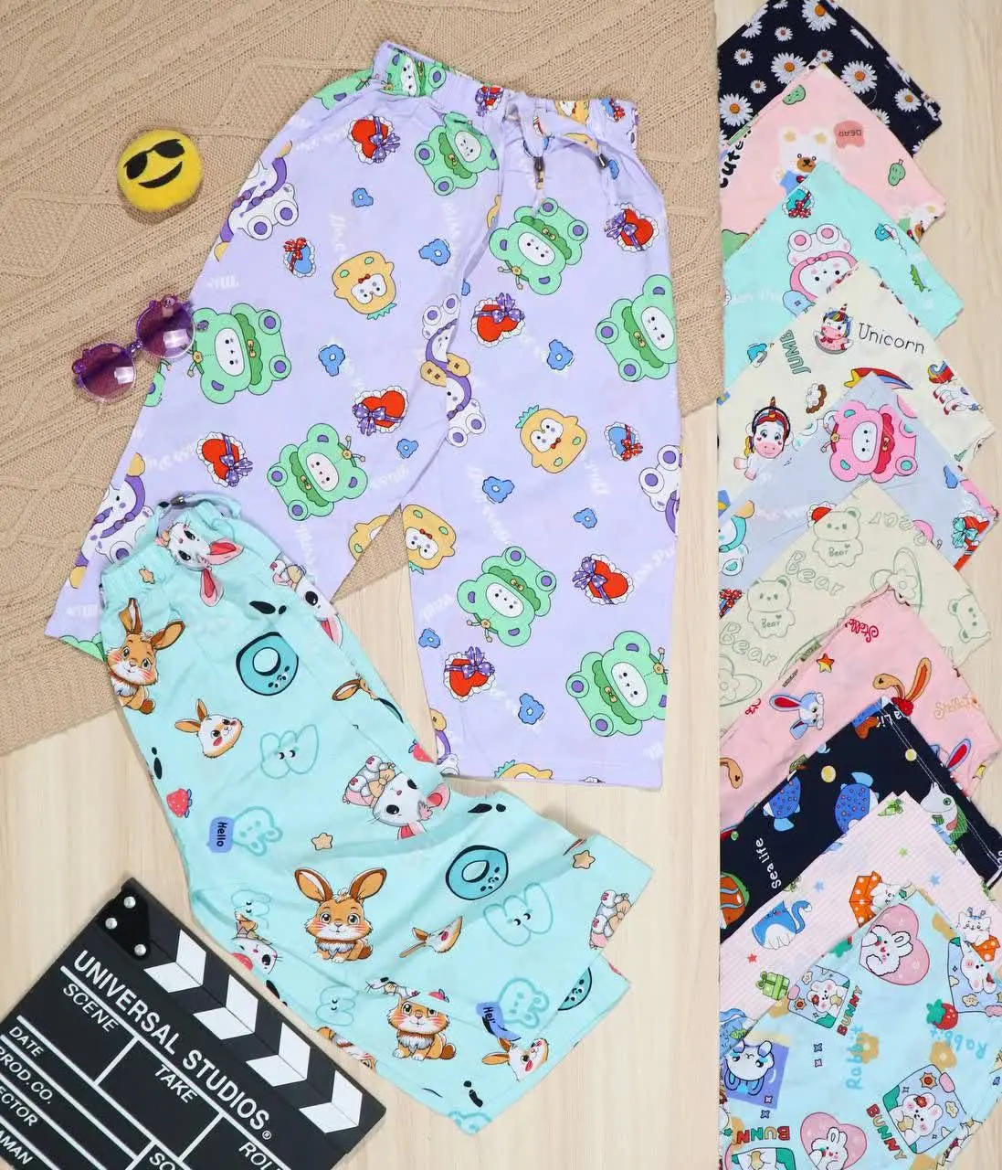 👫شلوارک نخی چاپ میکس👫
