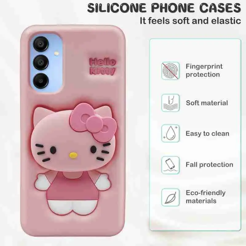 قاب عروسکی استندشو هلوکیتی و استیج فوق العاده زیبا و جدید مخصوص انواع #سامسونگ #شیائومی 
