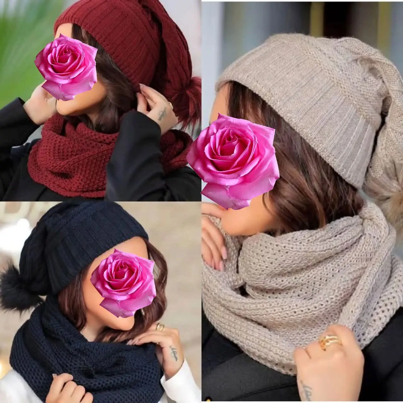 🧣نام: شال و کلاه مرجان🍁
