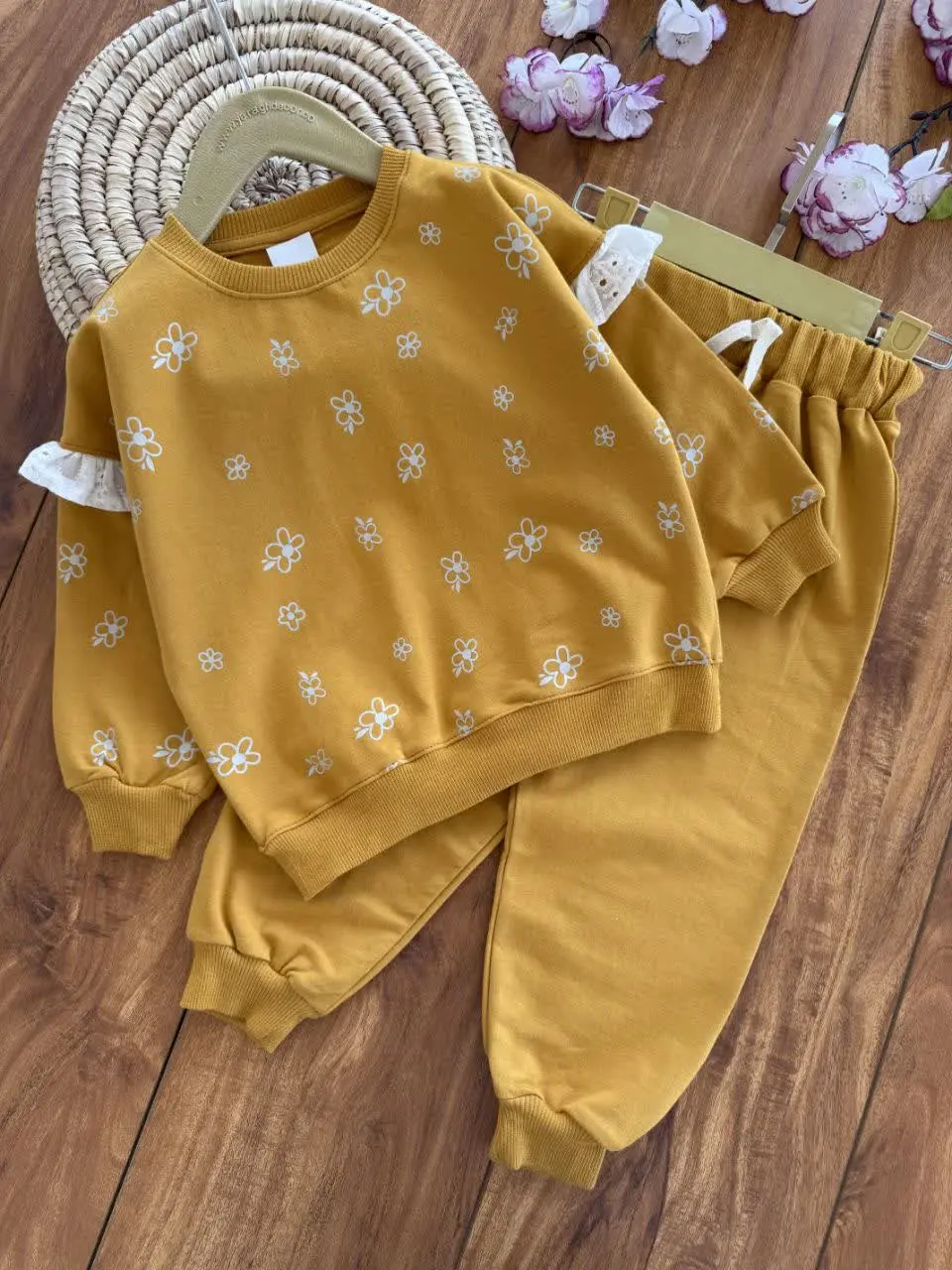 بلوز شلوار دورس دخترانه نازگل