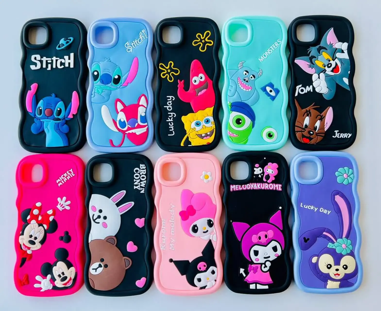 📱مدل قاب: قاب موجی عروسکی در انواع طرح مخصوص #سامسونگ #شیائومی 
