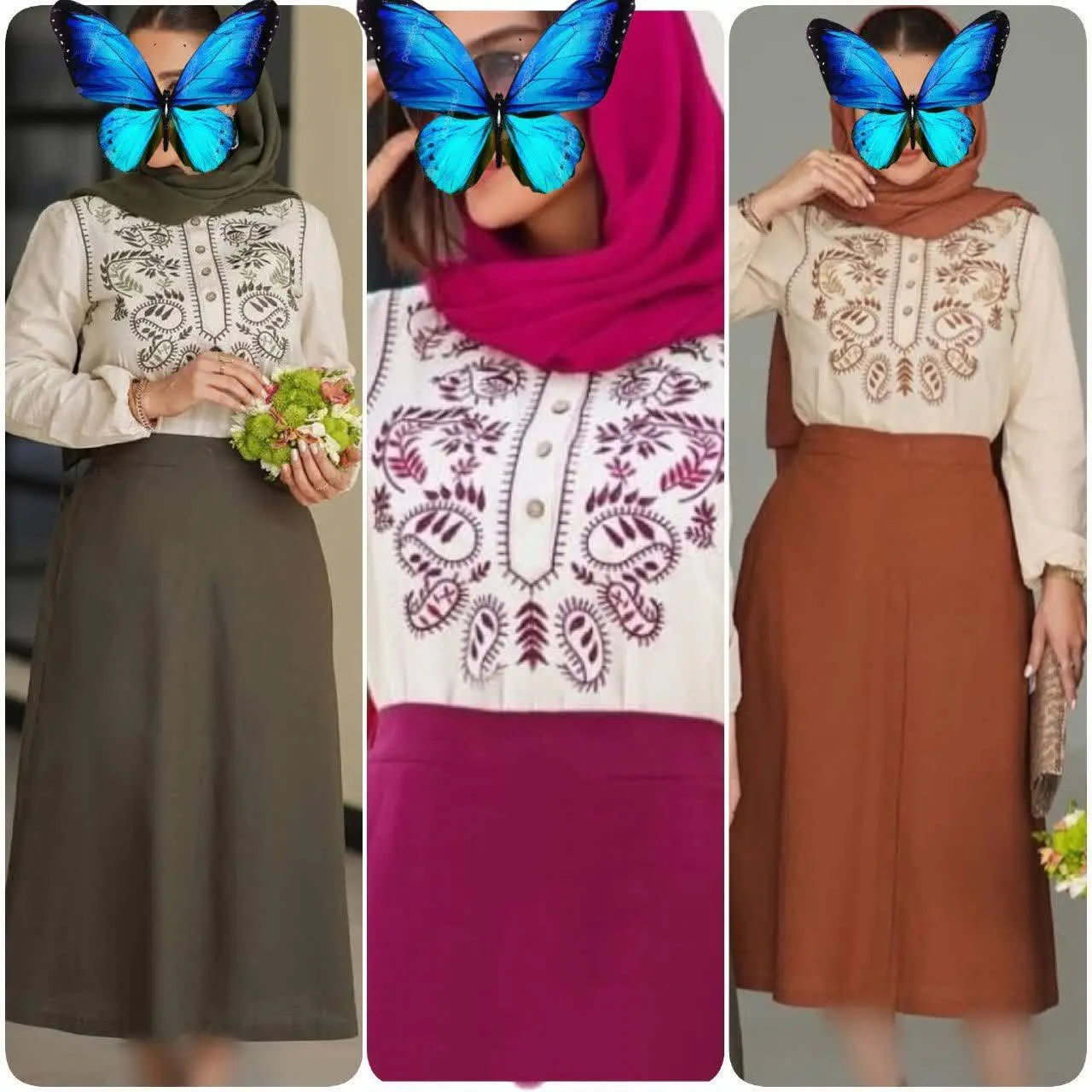 نام: بلوز و دامن عیدانه مدل پرطرفدار رومنسا
