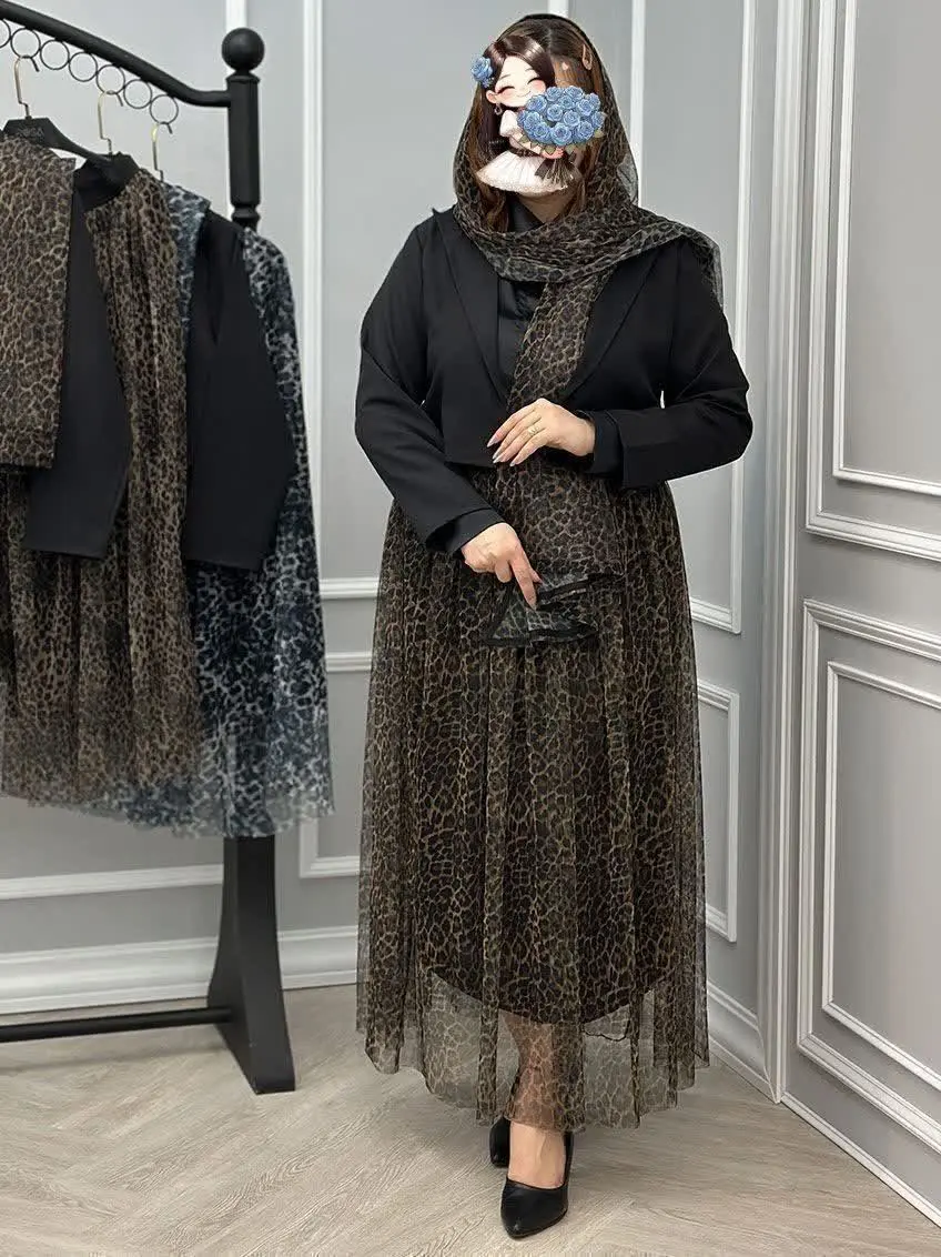 🌹🌹ست سه تیکه کت و دامن و شال🌹🌹