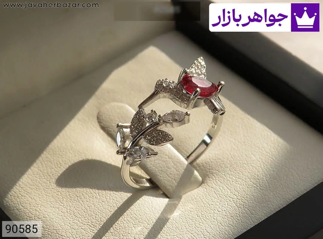 انگشتر نقره طرح چکاوک زنانه...