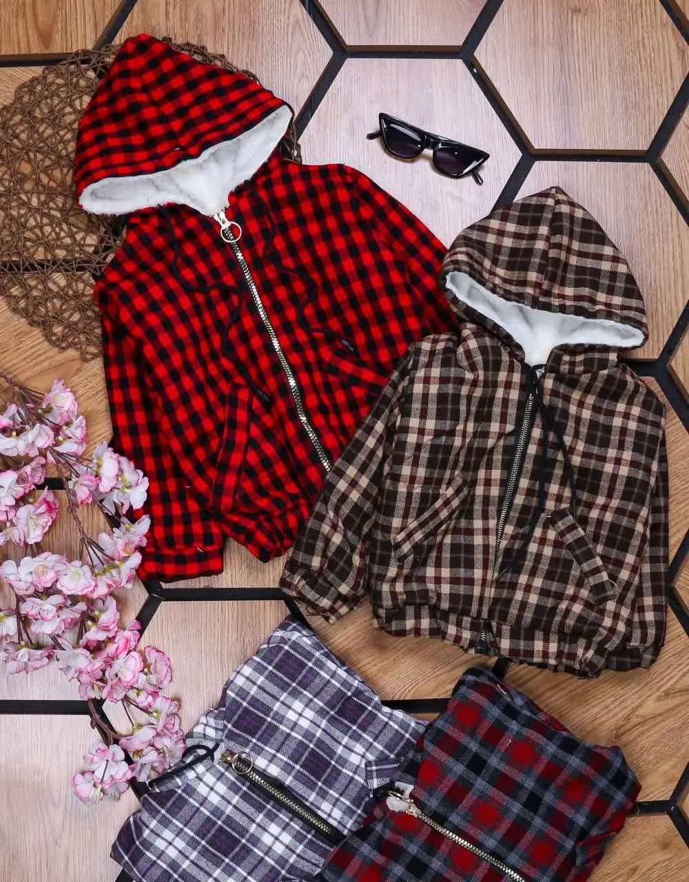 🍀سویشرت کشمیر داخل خز 👧👦