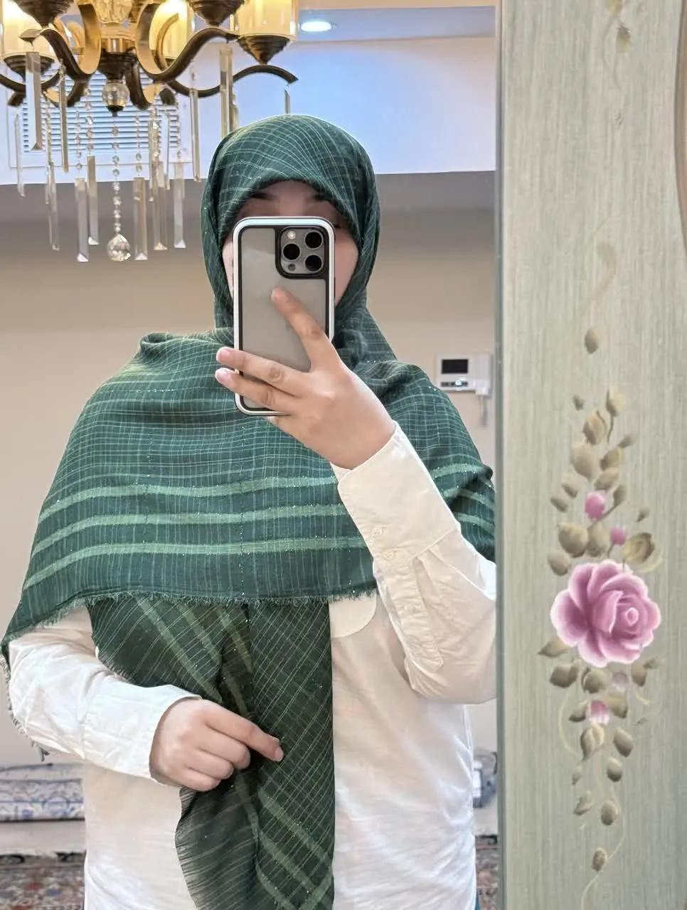 🔸روسری نخی لنین لمه دار