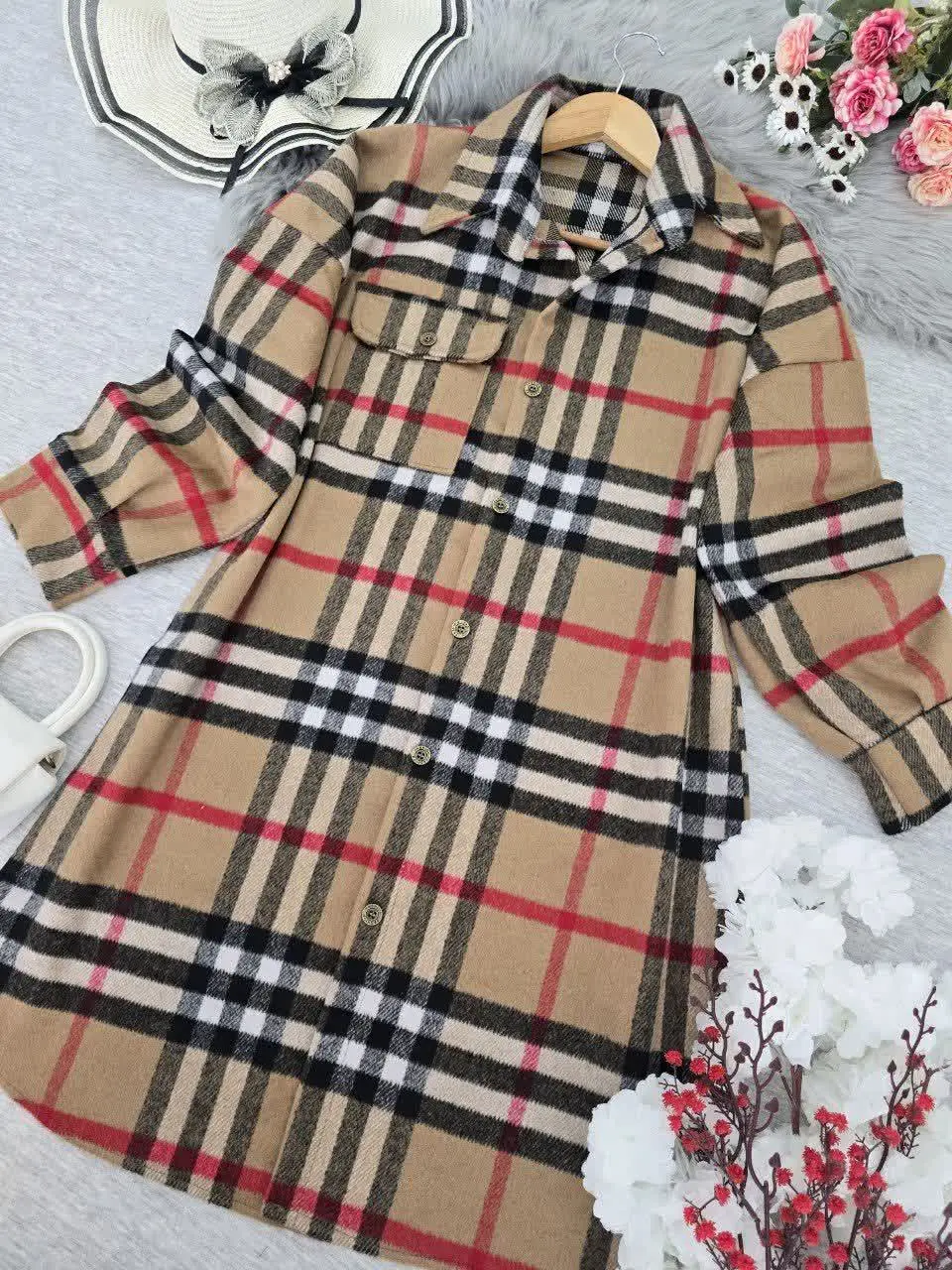 نام: مانتو پشمی بلند 
