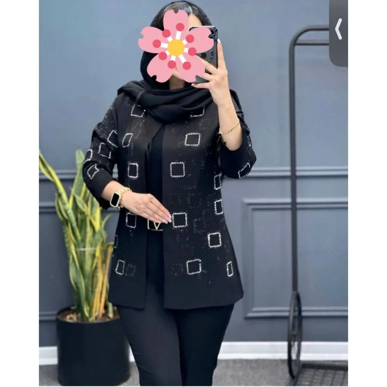 🦋نام محصول: کت نگین مربعی 💎
