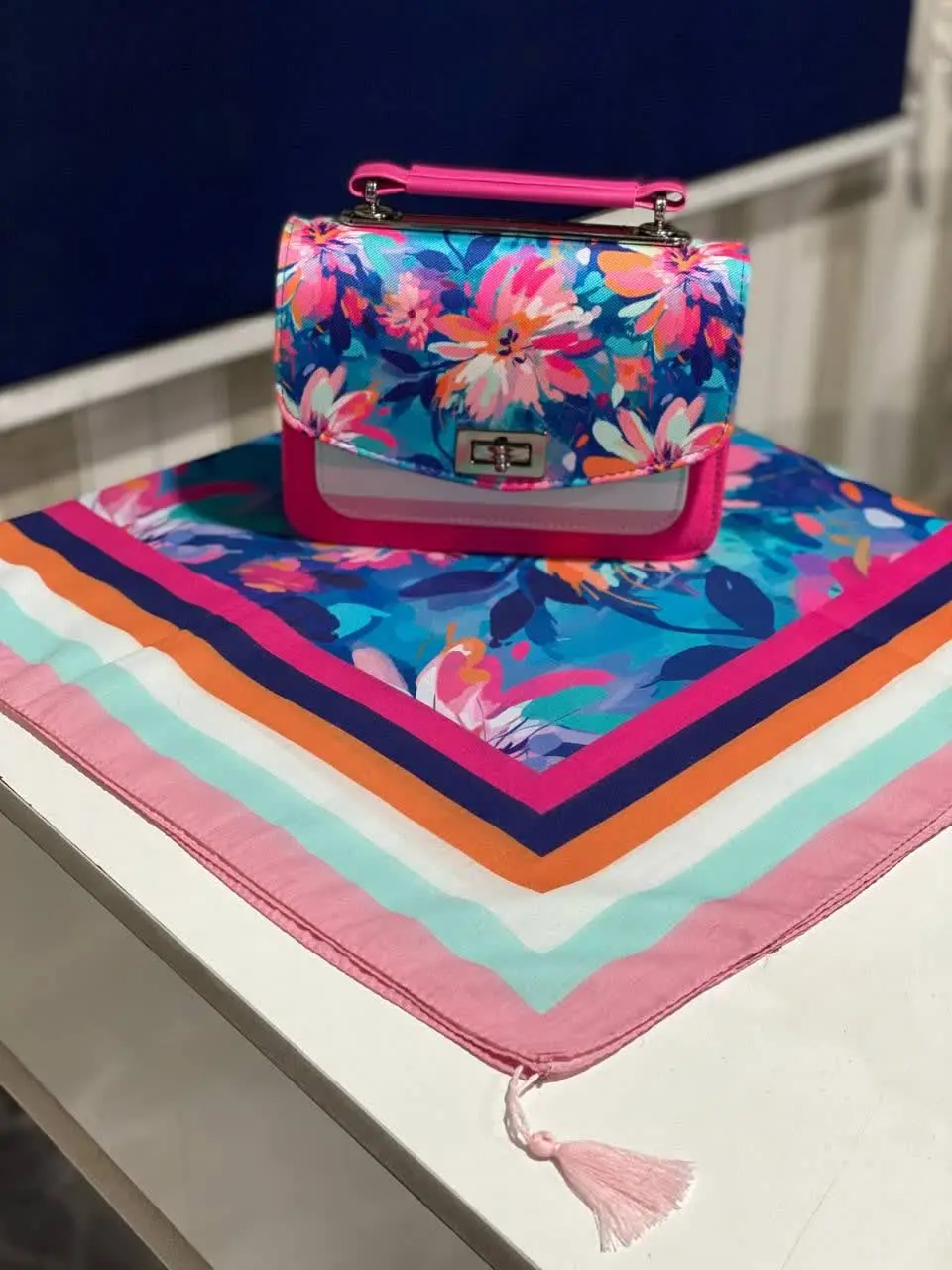 💥کیف مادر یا دختر 🌸 شال 🌸رو...