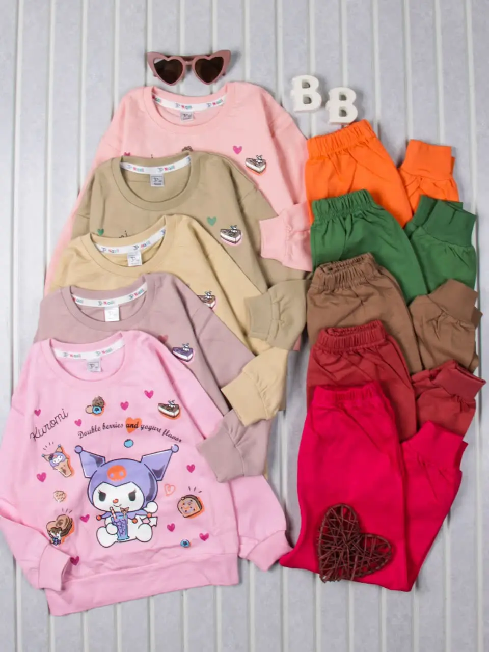 💢بلوز شلوار کرومی ابمیوه💢