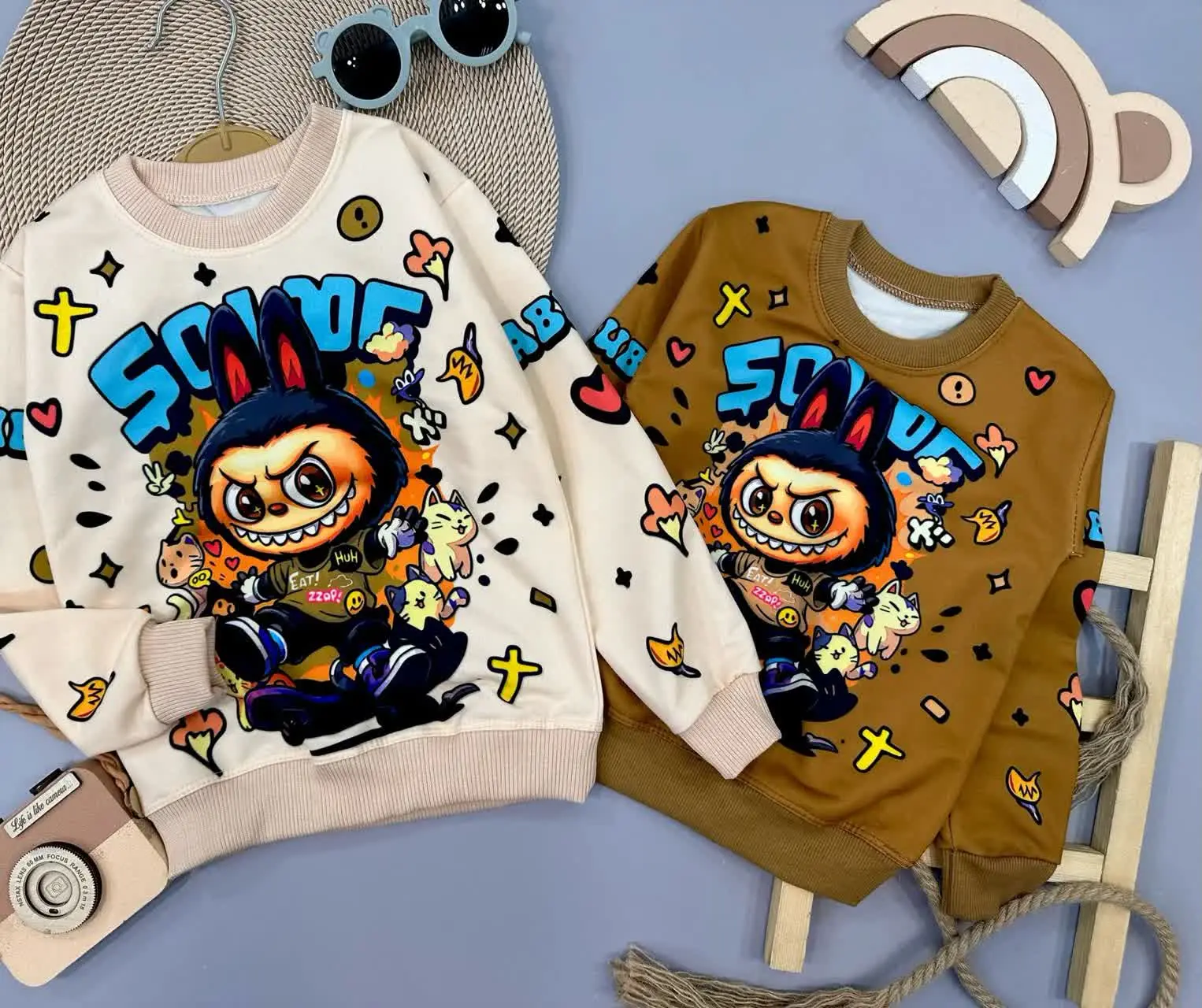 👫بلوز تک چاپ دختر و هاپو ✅