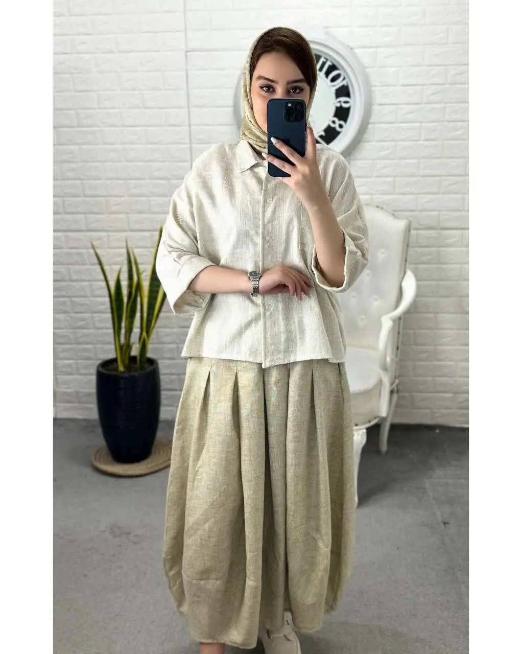 ست کت و دامن خنک🥹💕
