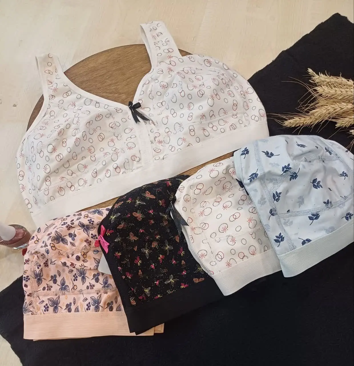 🌸نیم تنه نخ پنبه ضد حساسیت
