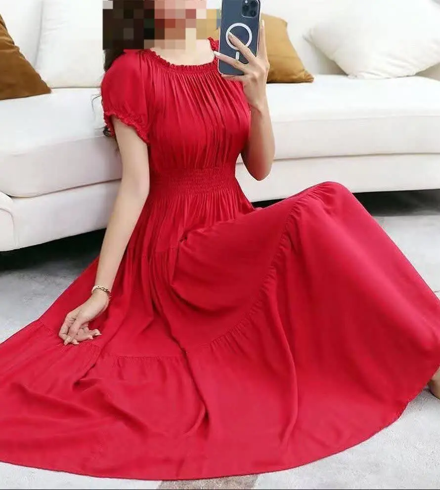 ✅ #پیراهن_ساحلی نخی خنک و شیک وارداتی 
