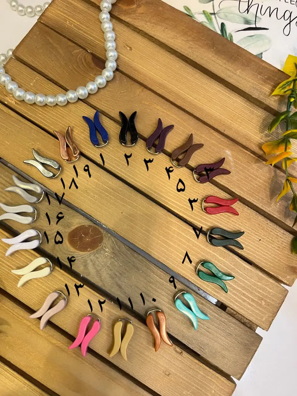 گیره روسری ساده لالع لاله ر...