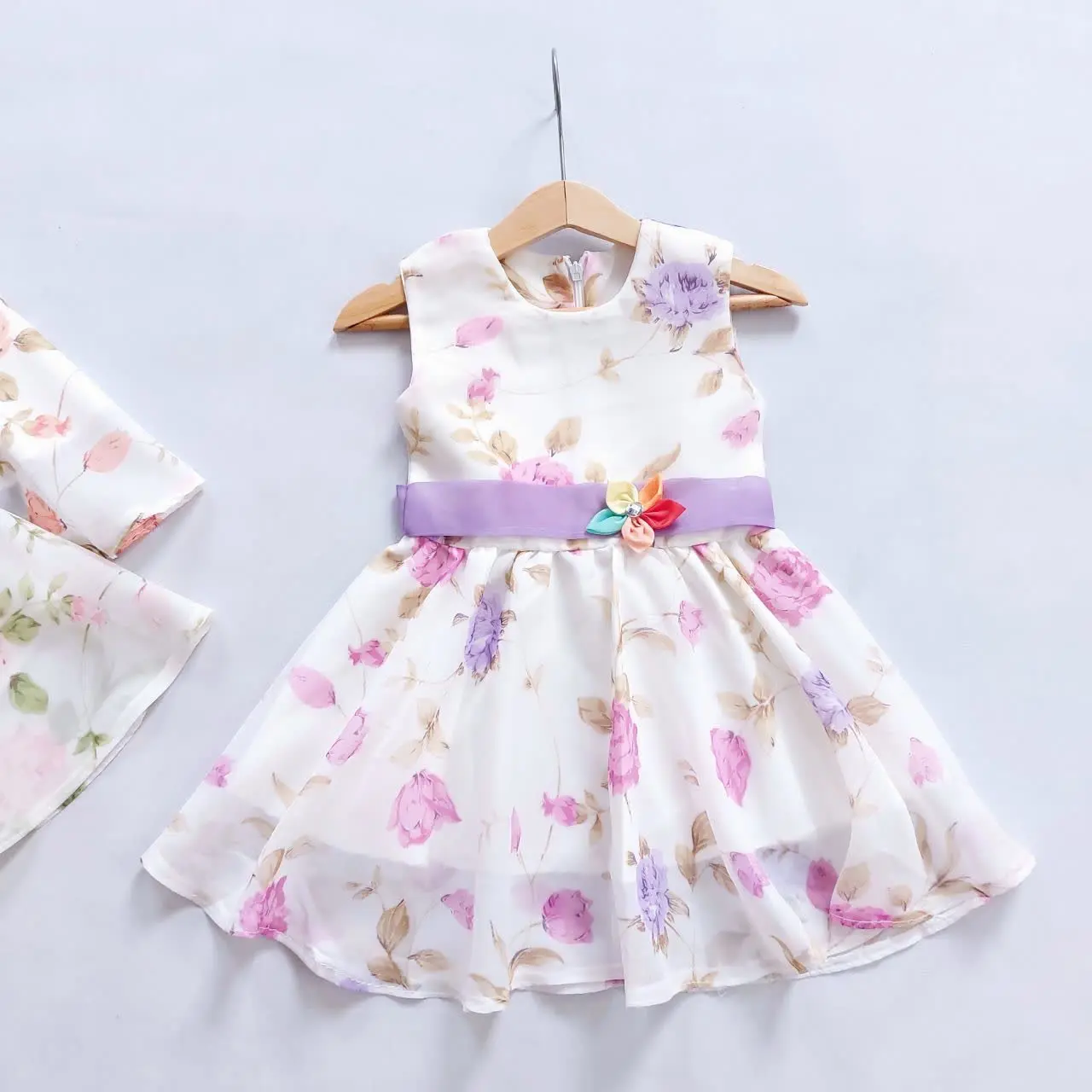 سارافون حریر گل رز 😍