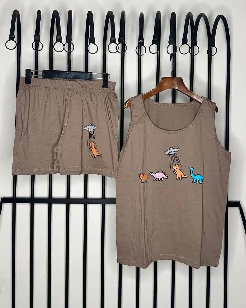 🔥 ست تاپ و شرتک قواره دار🔥