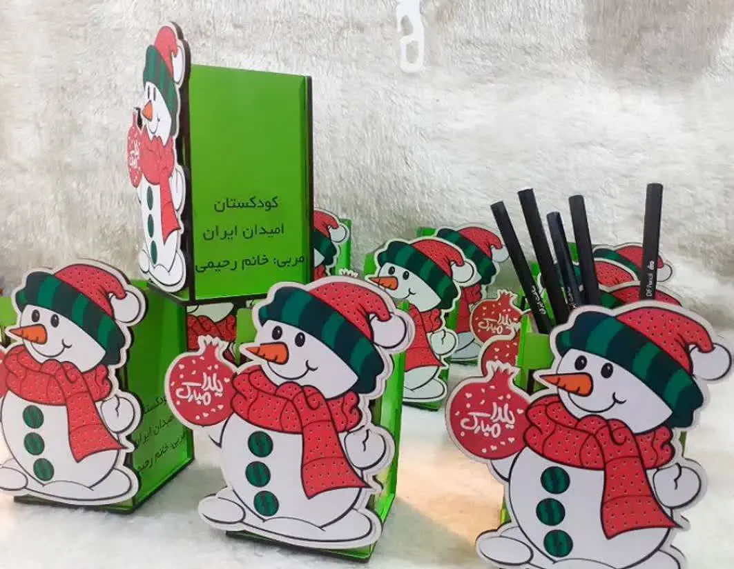 جامدادی یلدایی سفارشی مشتری 😍😍