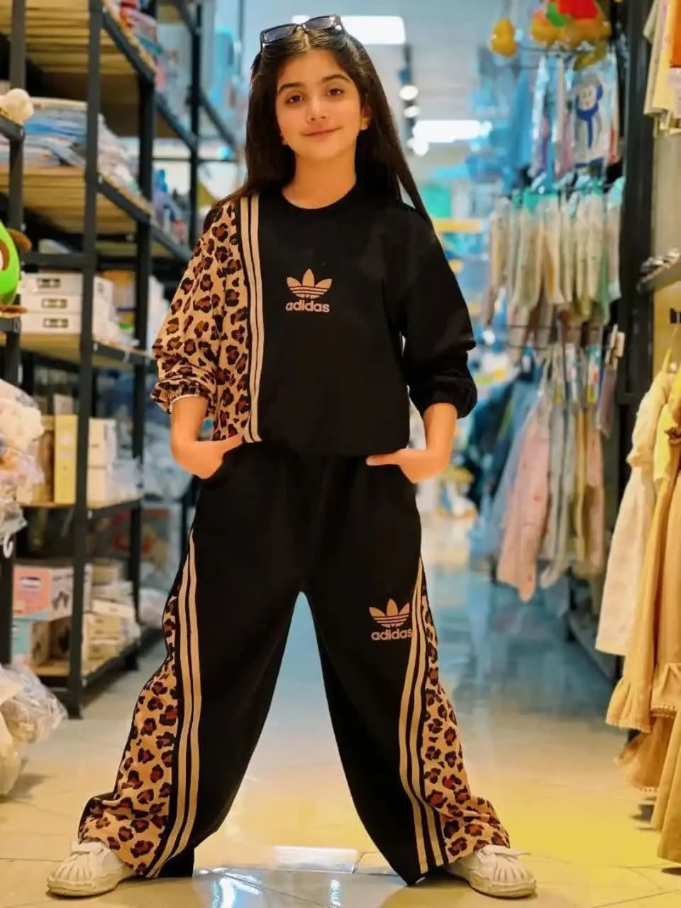 ✨ بلوز و شلوار آدیداس پلنگی ✨