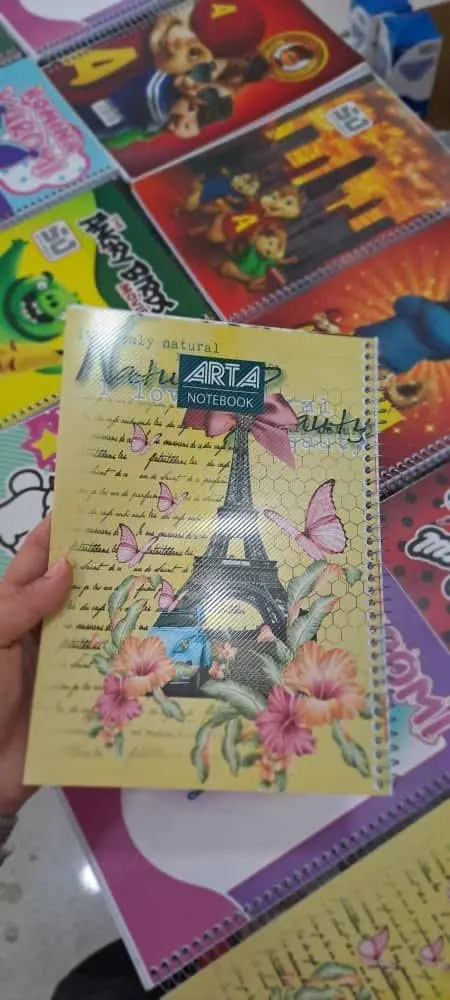 ✅️دفتر دوخط زبان🥰