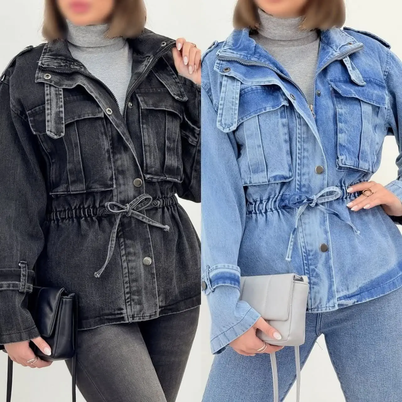 🦋نام محصول: مانتو جین اسپرت ✨
