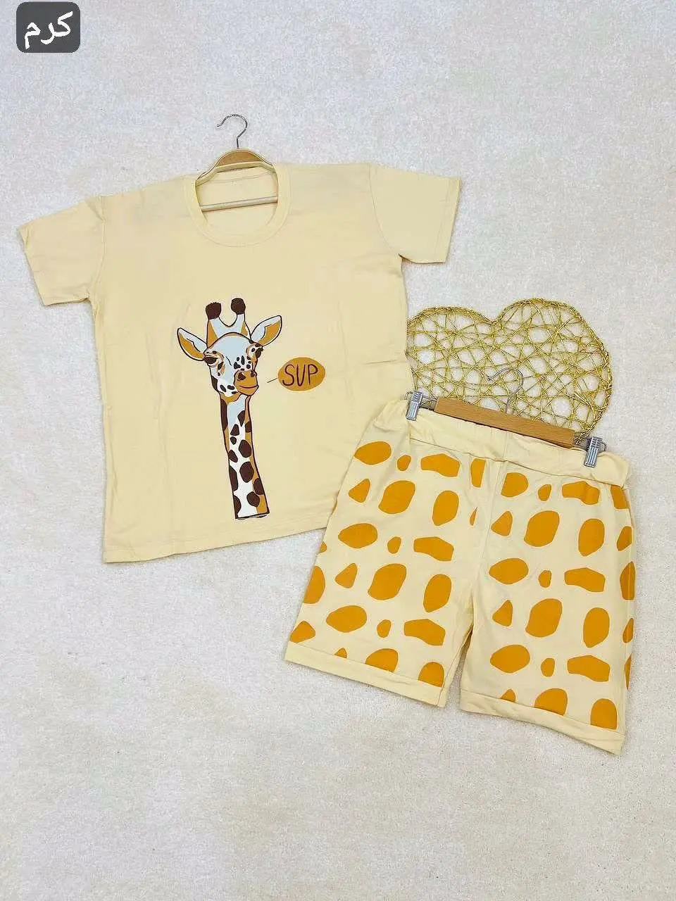نام: ست تیشرت شورتک زرافه ۲
