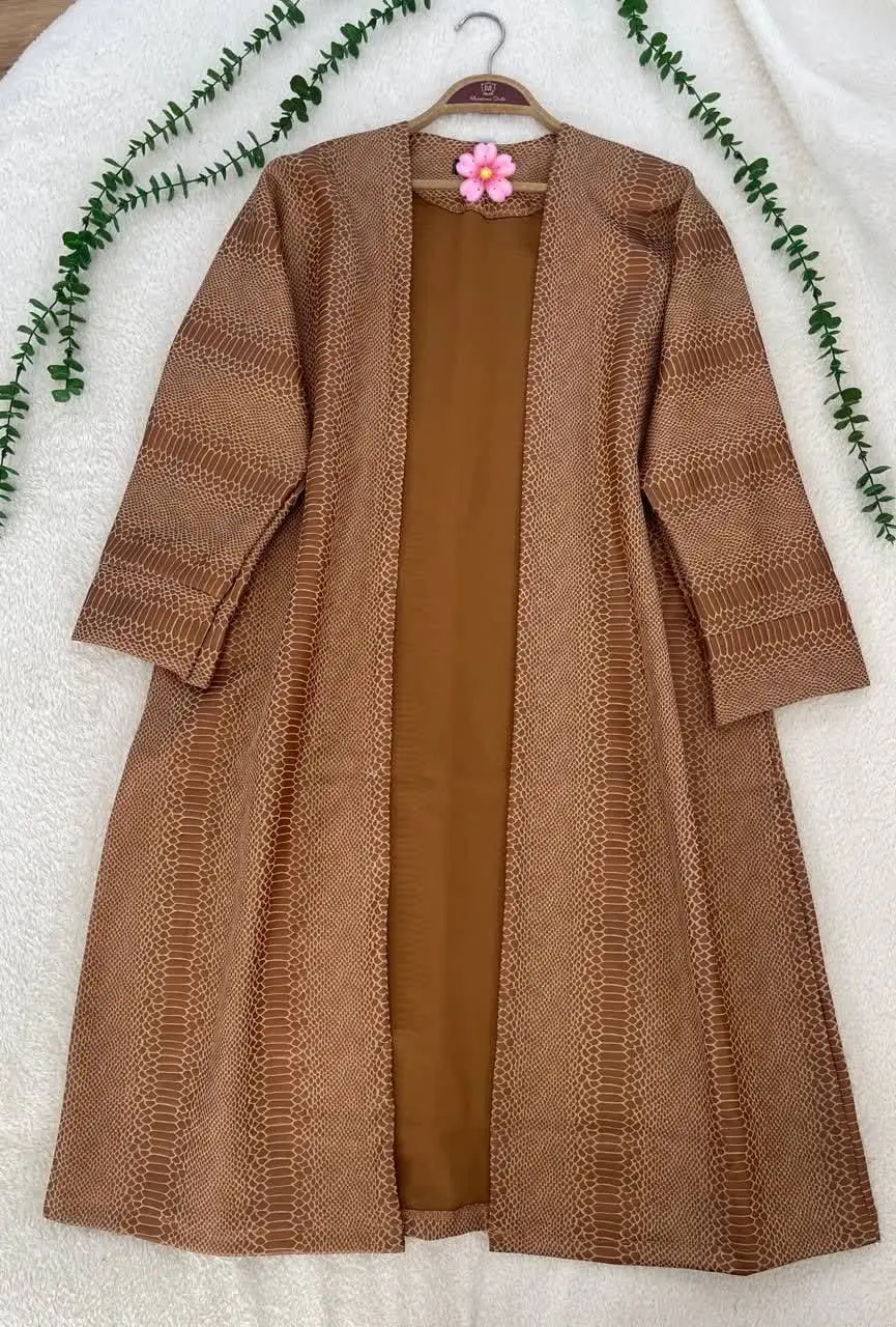 مانتو چرم پوست ماری