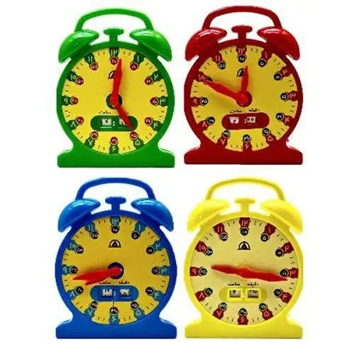 ساعت آموزشی مدرن No.۷ در رنگ‌های متنوع
