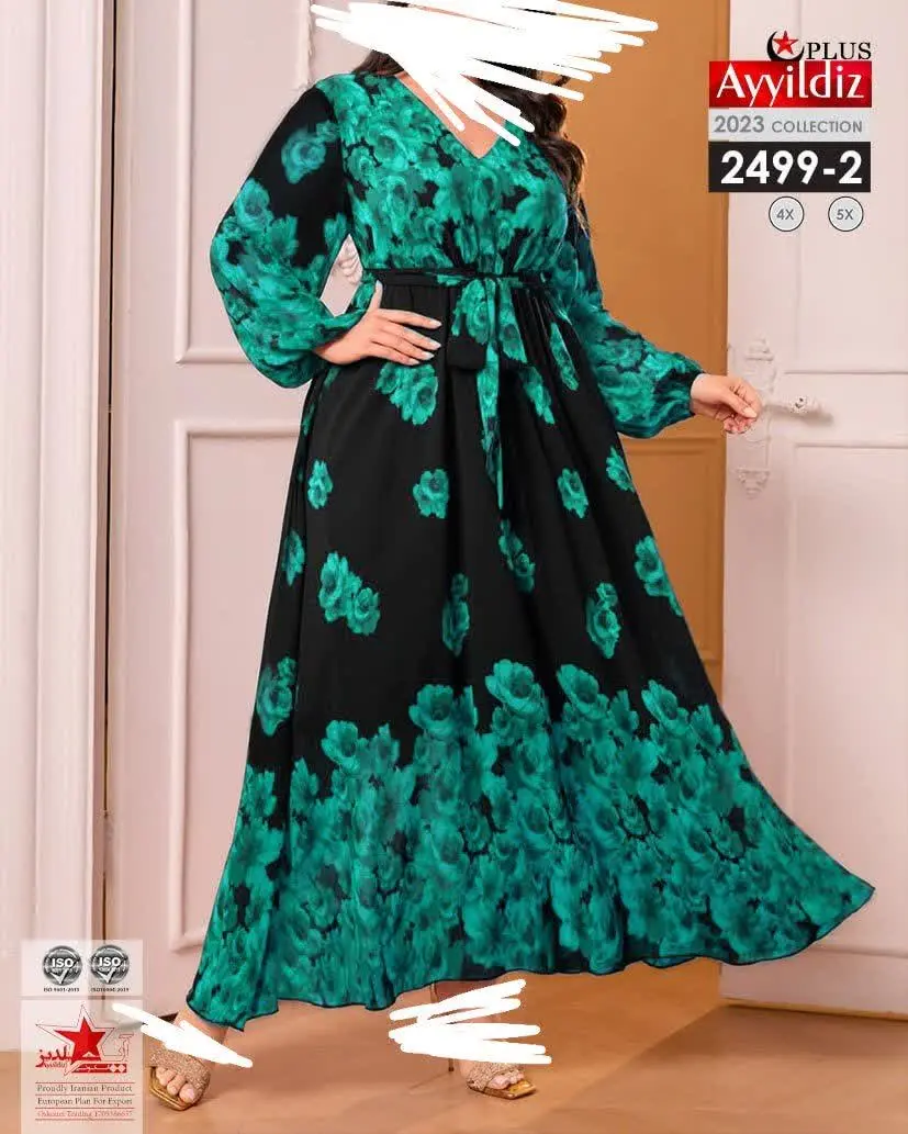 پیراهن مجلسی بیگ سایز