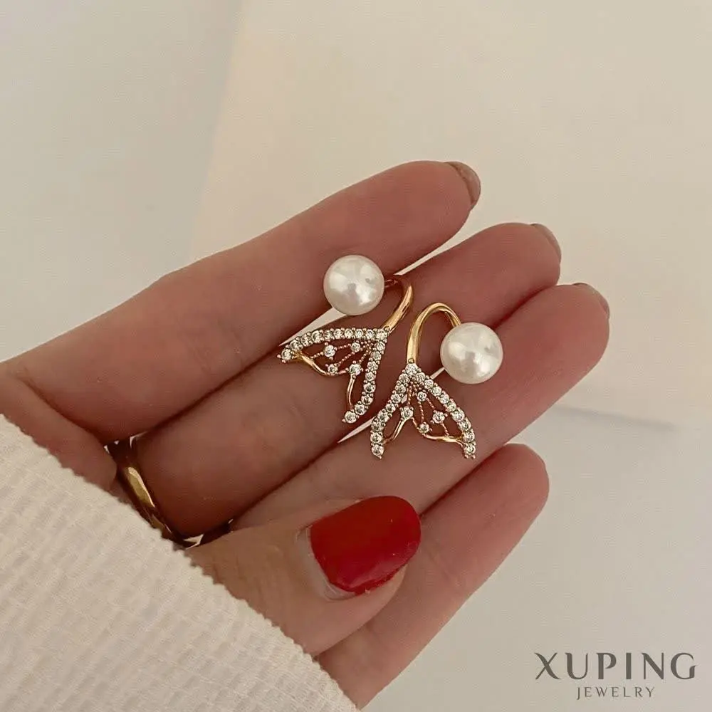 ⚜ گوشواره دم وال مرواریدی ب...