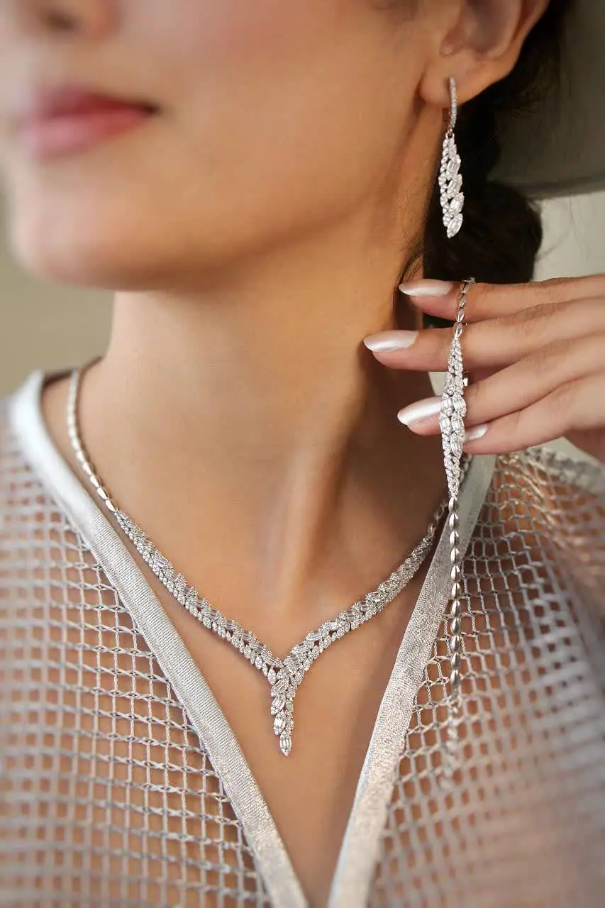 حلقه و سرویس جواهر ویژه عروس😉