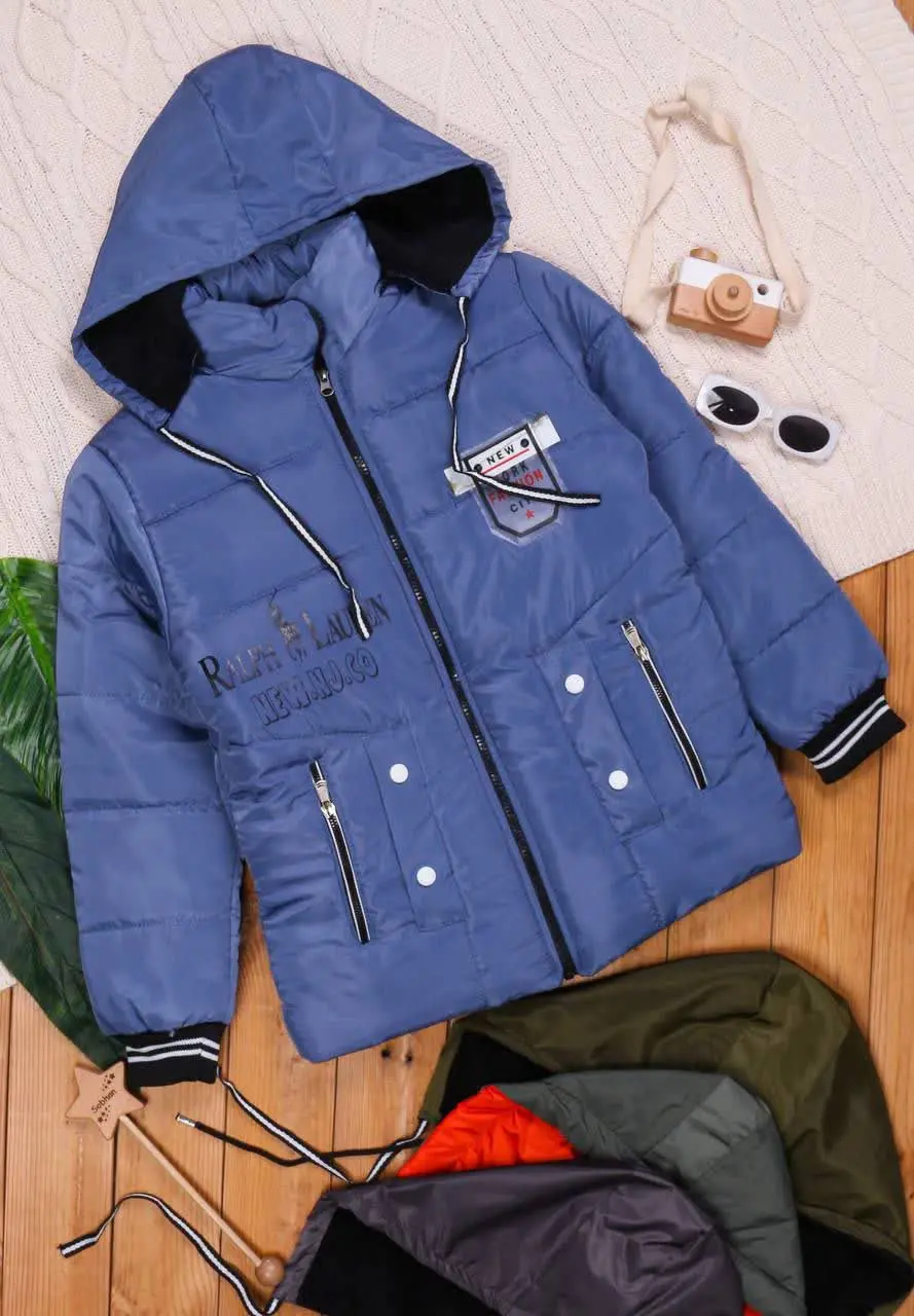 🎄کاپشن پسرانه داخل خز Polo ⭐️