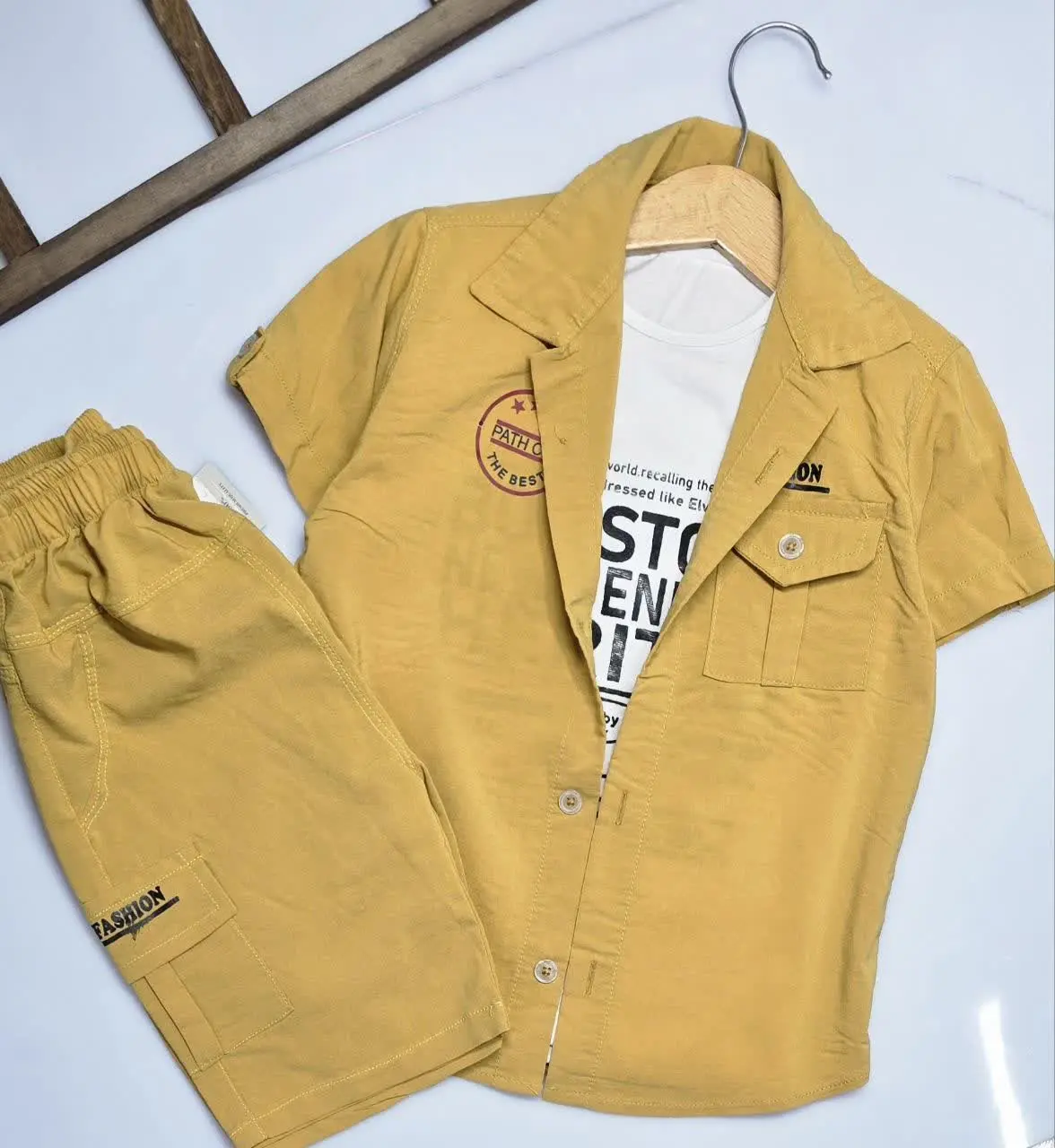 ♨️ سه تیکه (پیراهن تیشرت شل...