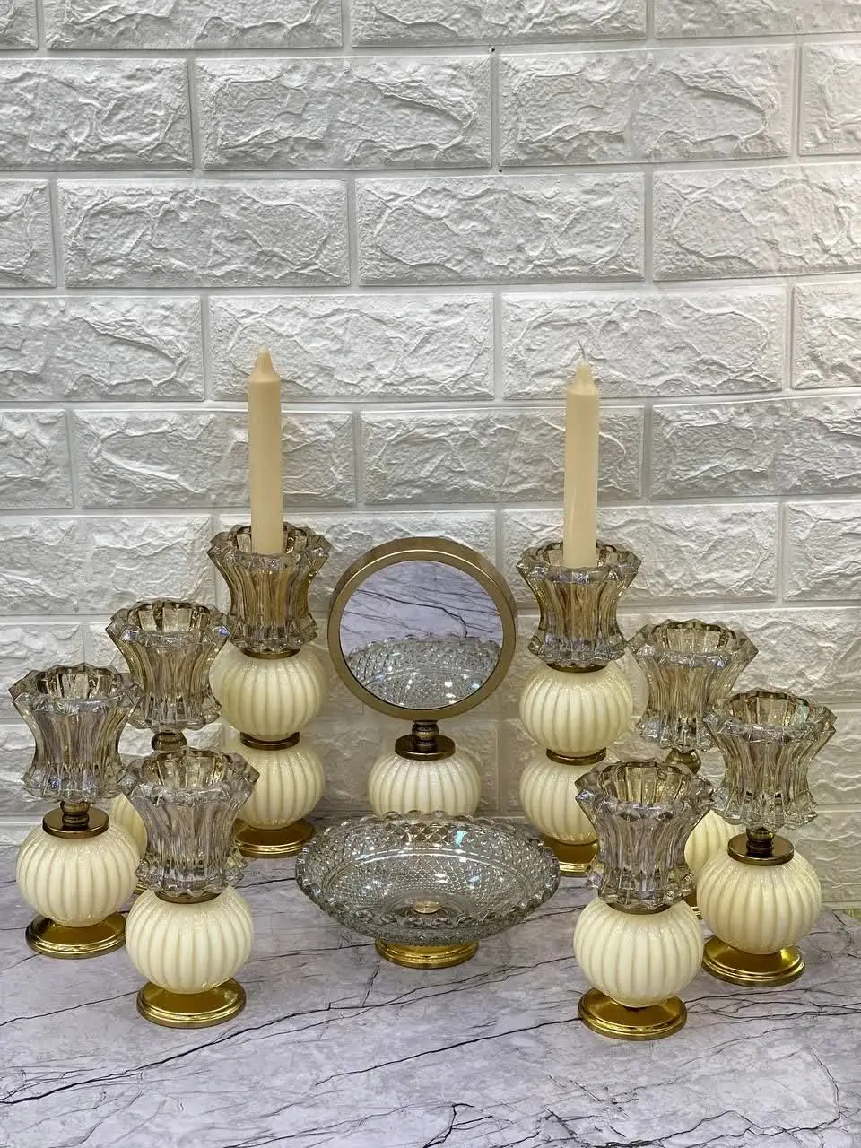 هفت سین ۱۰ پارچه کرم و شادو …. کد: ۳۵۵۸
