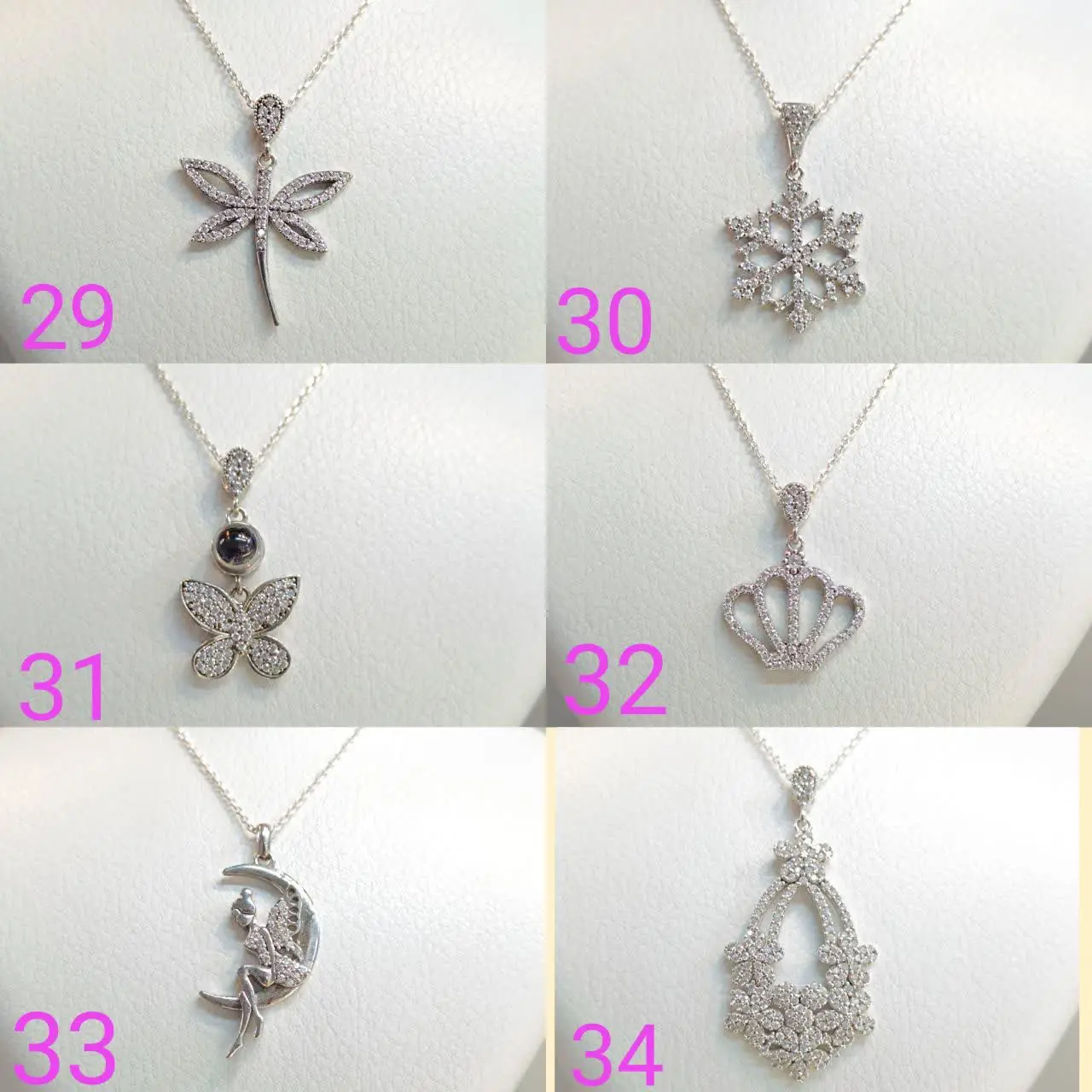 گردنبند نقره در مدل‌های متفاوت 💍😍
