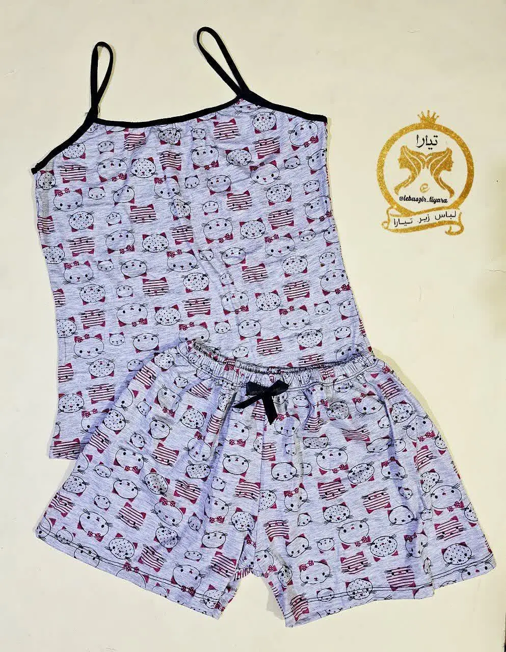 تاپ و شلوارک نخی🌸😍
