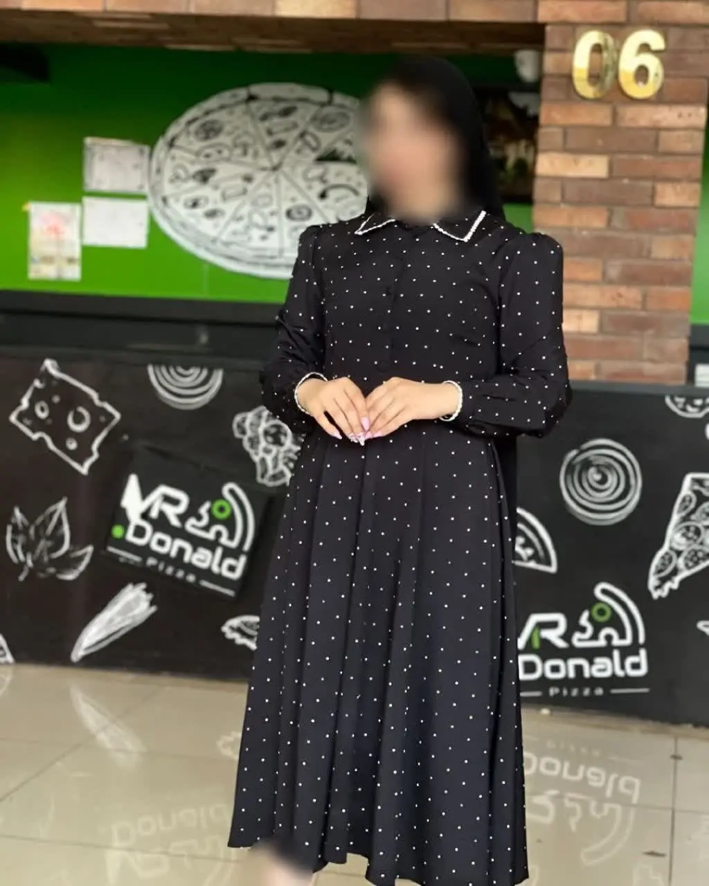 👚نام: پیراهن بلند خال خال آرا 🐞😍
