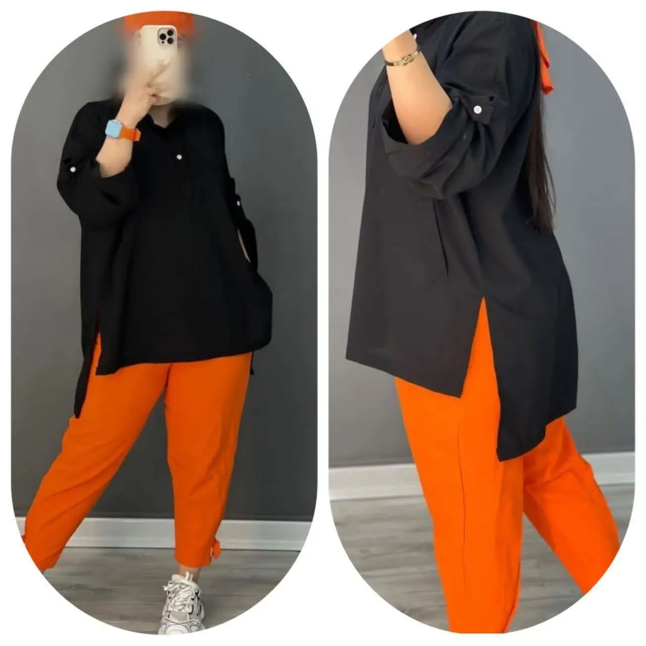 👚نام: مانتو یقه دو دکمه
