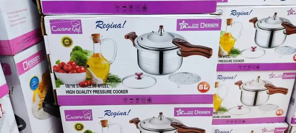 زود پز دسینی تک دسته استیل ضخیم سه کاره هستش 
