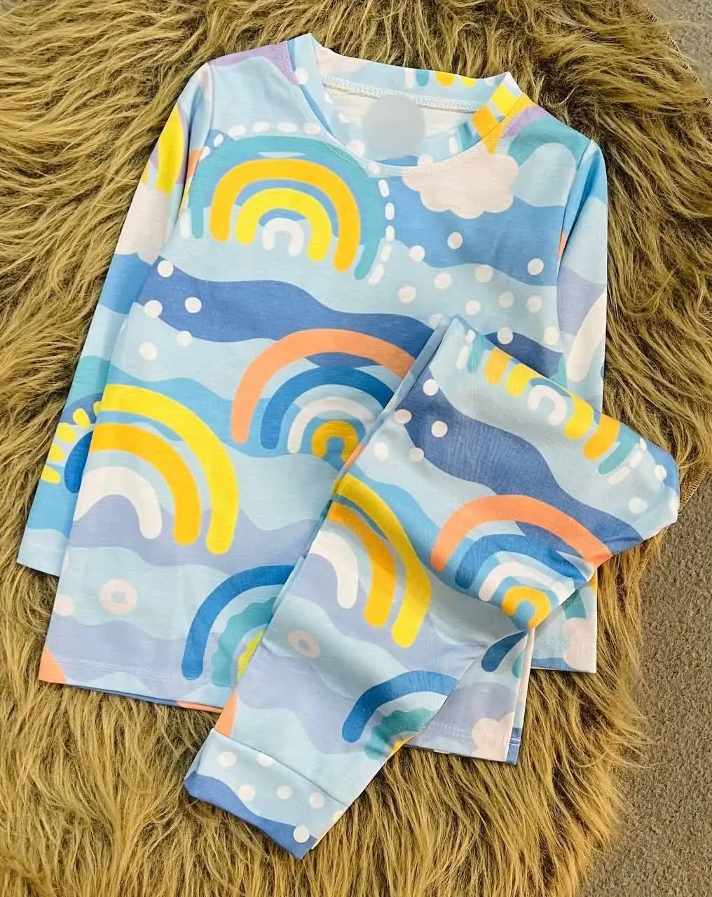 👚نام: ست راحتی پاییزه ابرورنگین کمان
