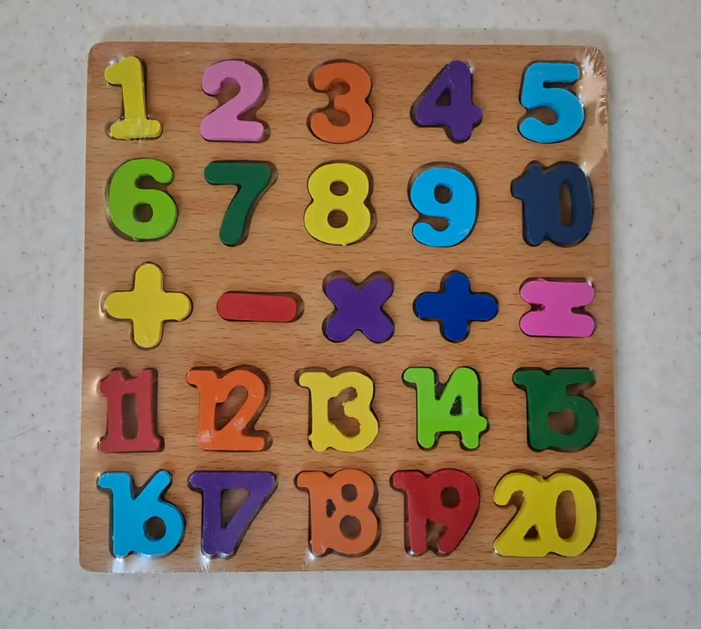 نام: پازل چوبی اعداد
